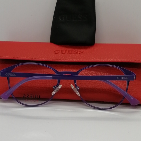 Brand New Authentic Guess Eyeglass GU3011 BLK/PURP - Picture 4 of 7